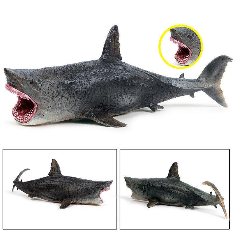 Authentic Megalodon Figure Ancient Shark Wild Animal Pvc Model For Decor And Gifting
