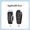 Key Case Cover for BYD Song Plus Atto 3 Han EV Tang DM Qin Seal Dolphin Leather Metal Remote Fob Holder Keychain Car Accessories