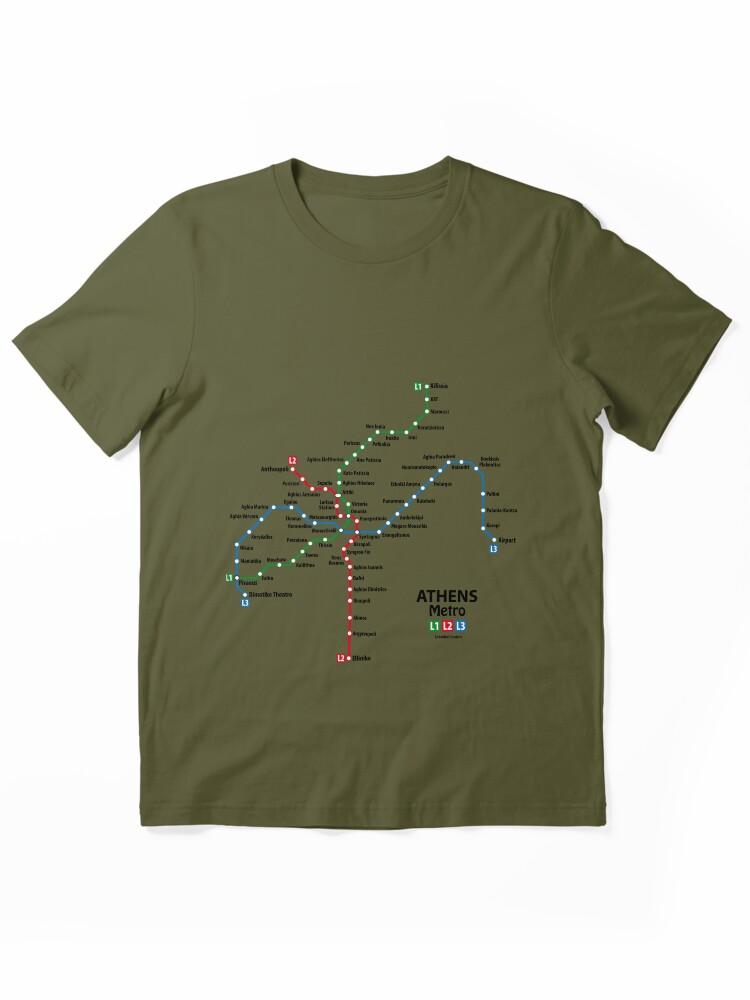 Metro ATHENS Metro Network Essential T-Shirt