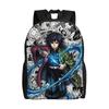Custom D-Demons Slayers Backpacks for Men Women Waterproof School College Kimetsus No Yaibas Bag Print Bookbags