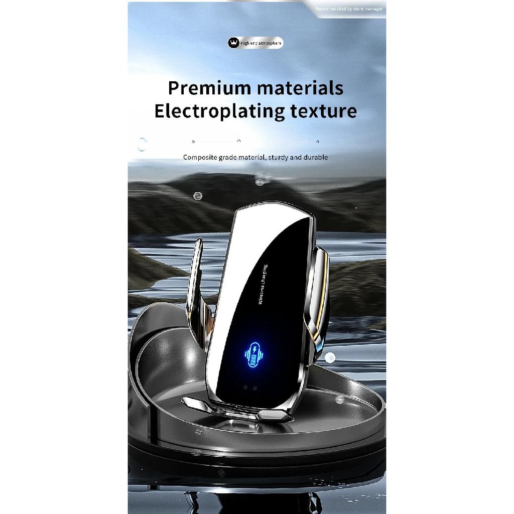 Car Wireless Charger Automatic Car Phone Holder Infrared Induction for iPhone 14 13 12 Xiaomi Samsung 15W Fast Charging Station