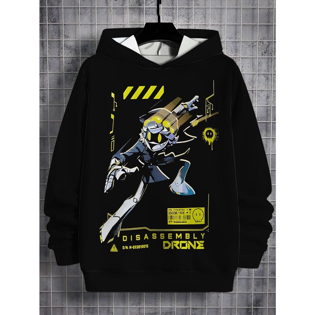 Murder Drones Sezon Nadruk 3D Na Wszystkie Sezony Dziecięca Bluza Casualowa Fajne Pulowery Unisex Ubrania Chłopięce Dziewczęce Bluzy z Kapturem