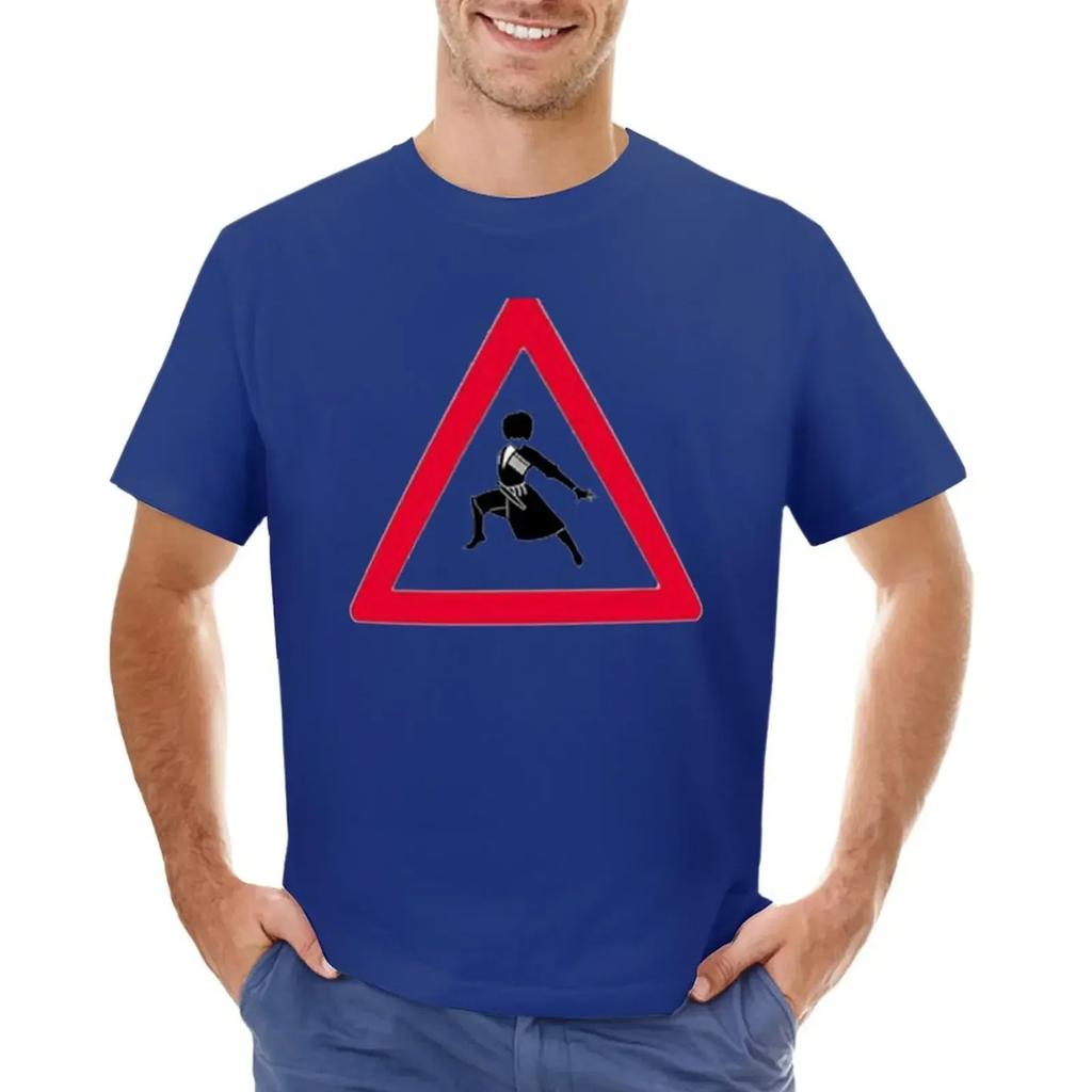 Circassian on traffic T-shirt korean fashion for a boy mens tall t shirts