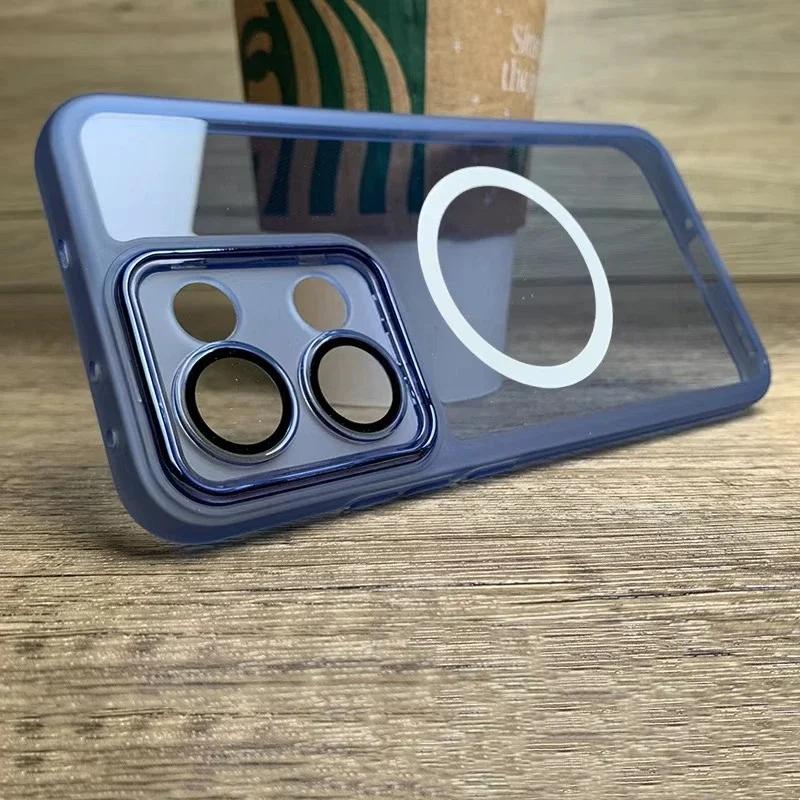 

Transparent Soft TPU Phone Case For MOTO G86 G56 G86 Power G85 G75 G55 G45 G35 G15 G05 All-inclusive Lens Protect Magnetic Cover Motorola Moto G86 Power