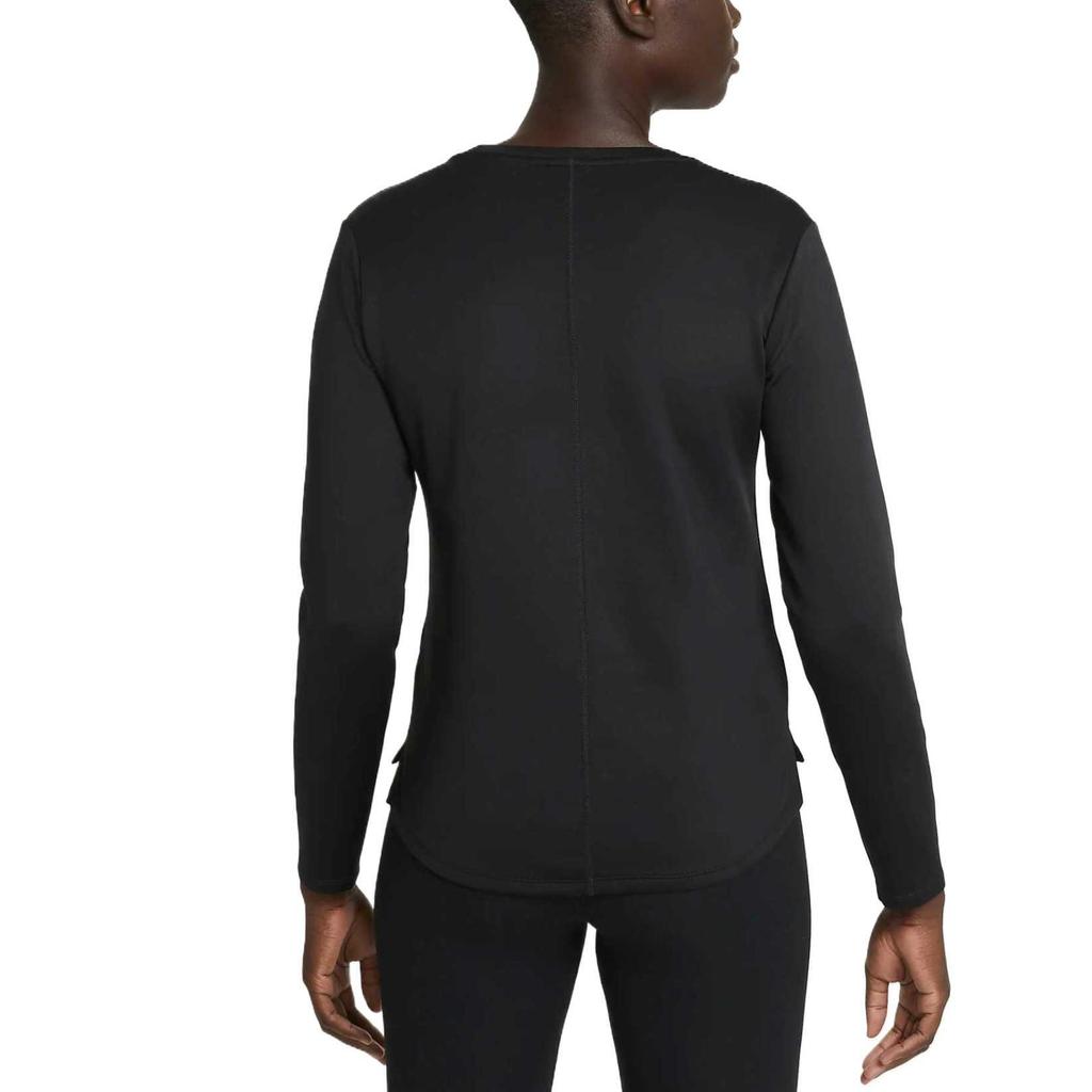 Nike Therma-Fit One Fashionable Simple Stylish Long Sleeve T-Shirt Women Tops Black DD4928-010