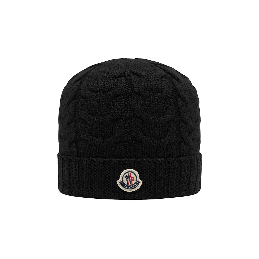 Шапка Moncler 3b00025 04s02 999 с нашивкой-логотипом 3B00025 04S02 999 (L)