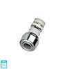 ORYX - Economizer Atomizer with Ball Head with Chrome and White Male/Female Adapter