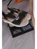 Plus Size Women's 2024 Spring/Summer Wedge Heel Sandals with Metal Buckle