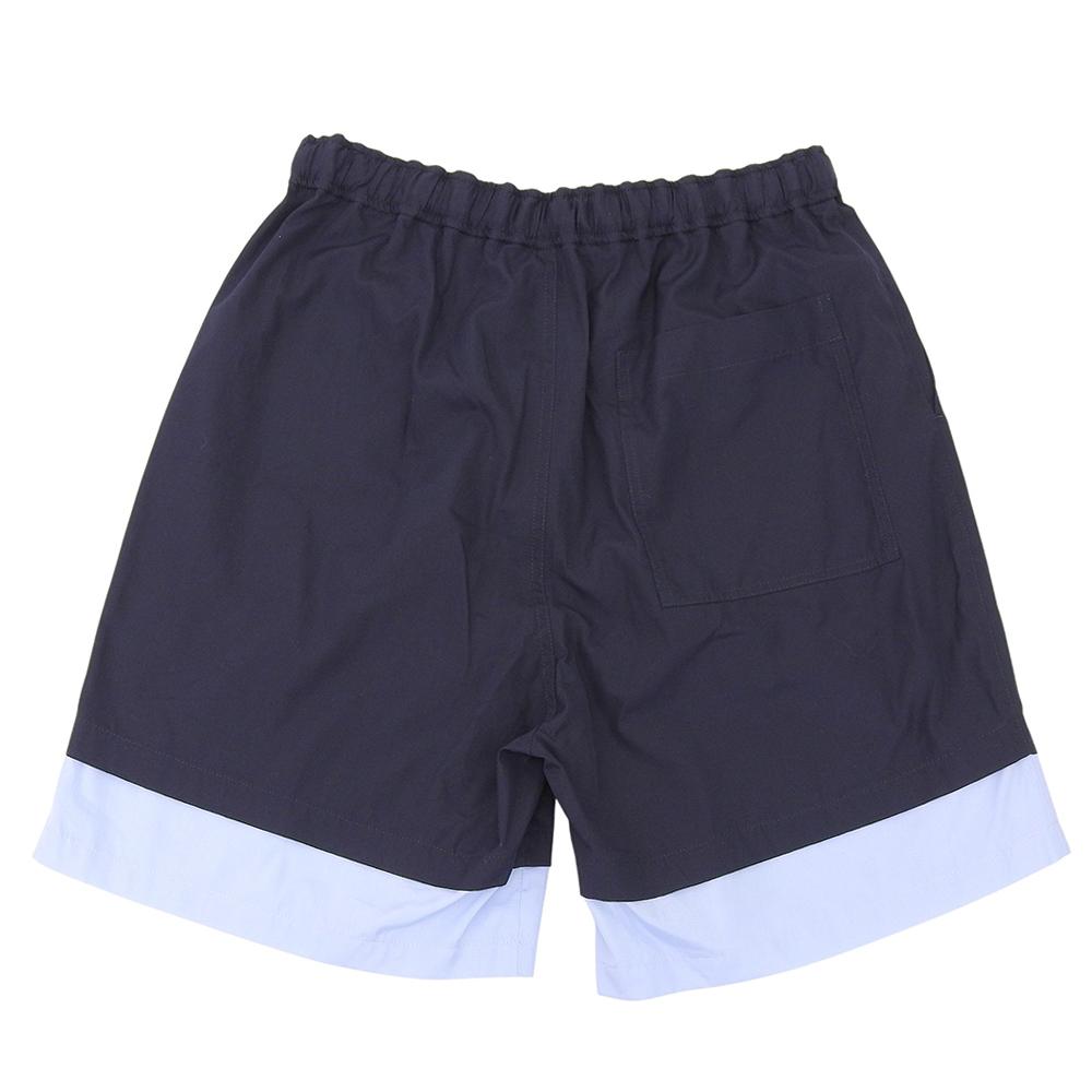 Loewe Unused Men's Cotton Shorts, Navy and Light Blue, Size M, H526Y1AW23 Bottoms M Navy / Light blueUsed