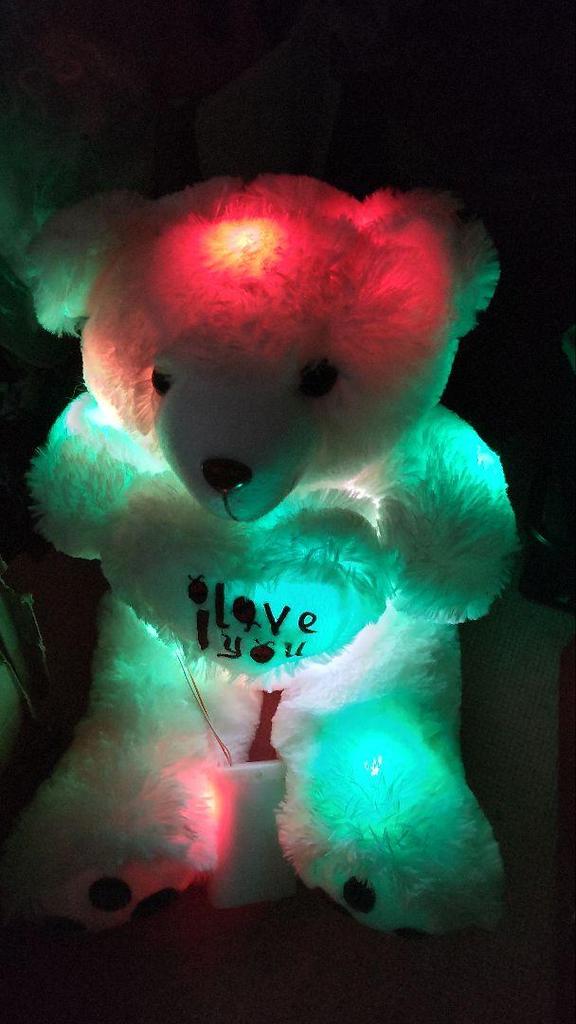[USED] Colorful Glowing Teddy Bear