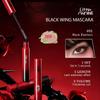 Little ONDINE BLACK WING MASCARA 01, 3-In-1 Triple Brush, Lengthening Curling Volumizing, Smudge-Proof Waterproof Quick-Dry, 5g/0.18oz