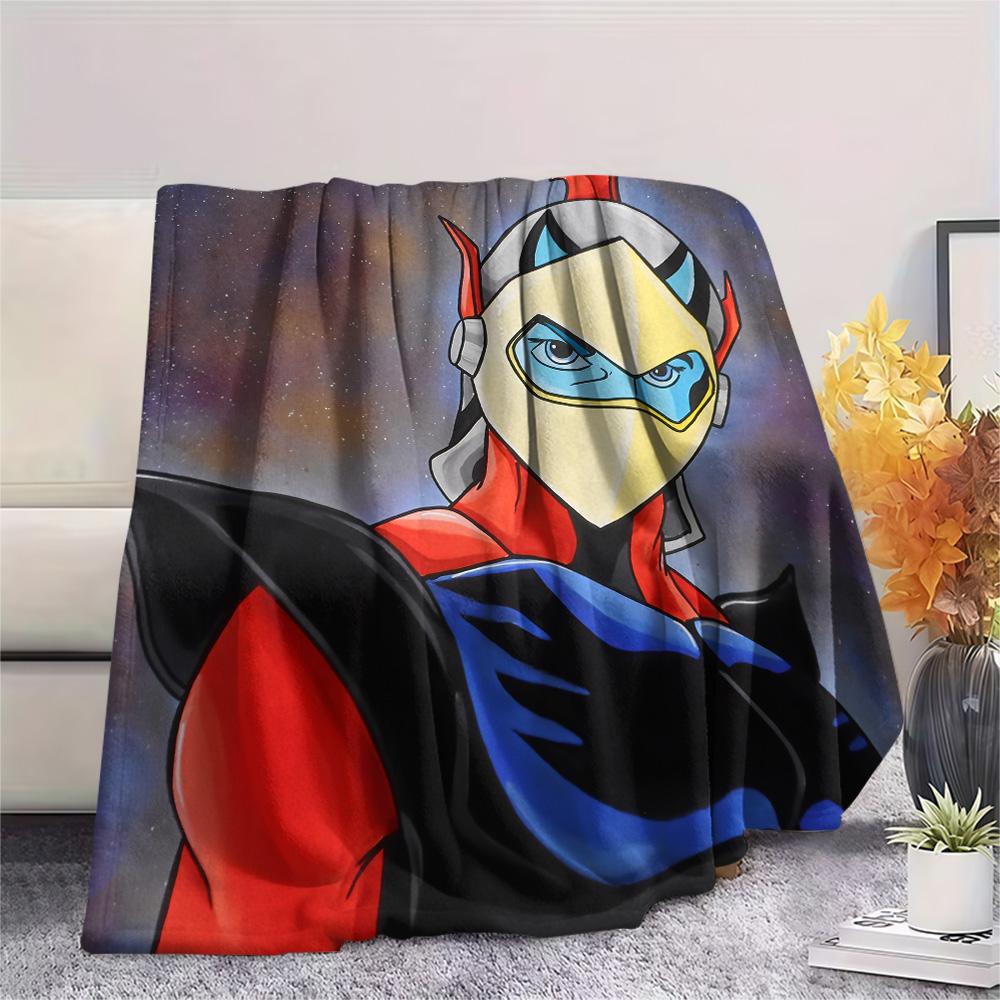 Daisuke Kadota Print Flannel Blanket, High quality Comfortable for All Seasons, Home Decor, Warmth and Comfort