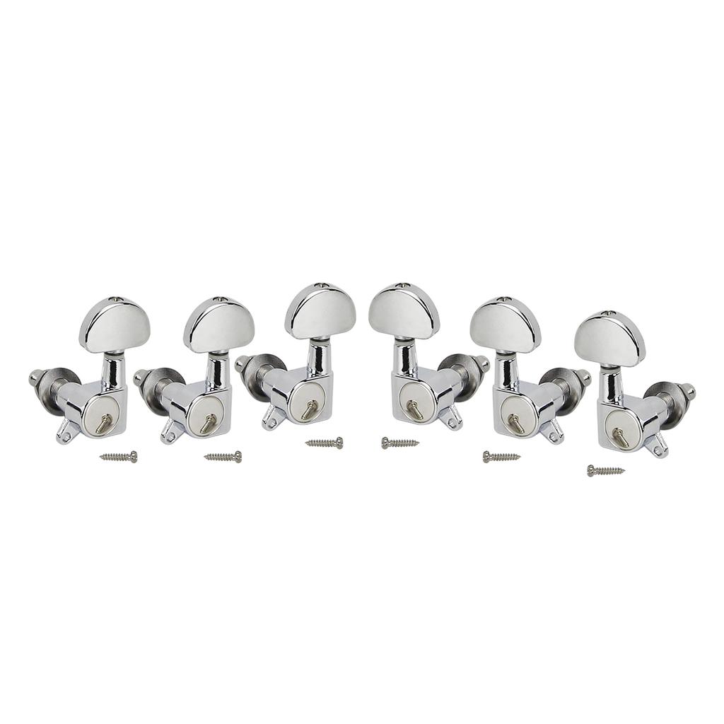 FLEOR Set of 3L3R Acoustic Guitar Tuning Keys Pegs Sealed Machine Heads Tuners Guitar Parts