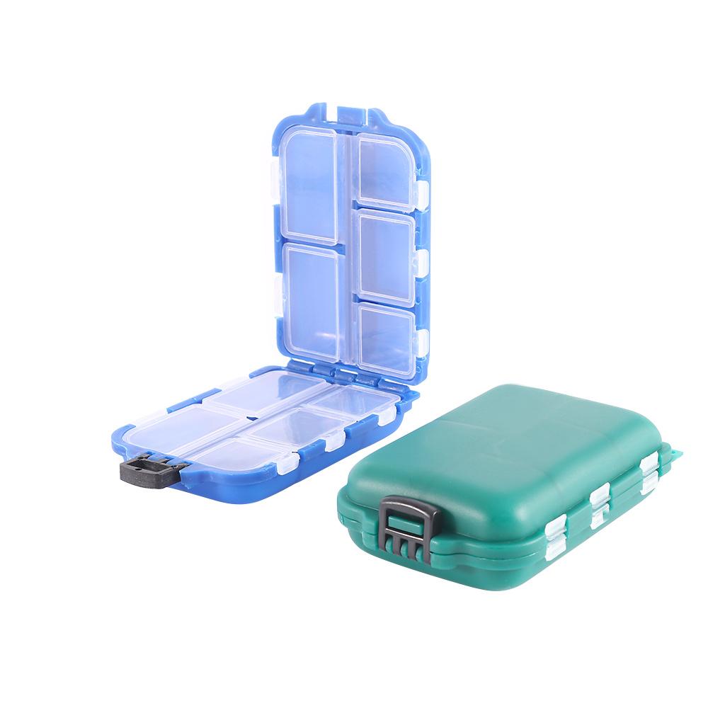 Plastic Square Accessory Bait Storage Case Fishhook Box Fishing Tackle Boxes Lure Container