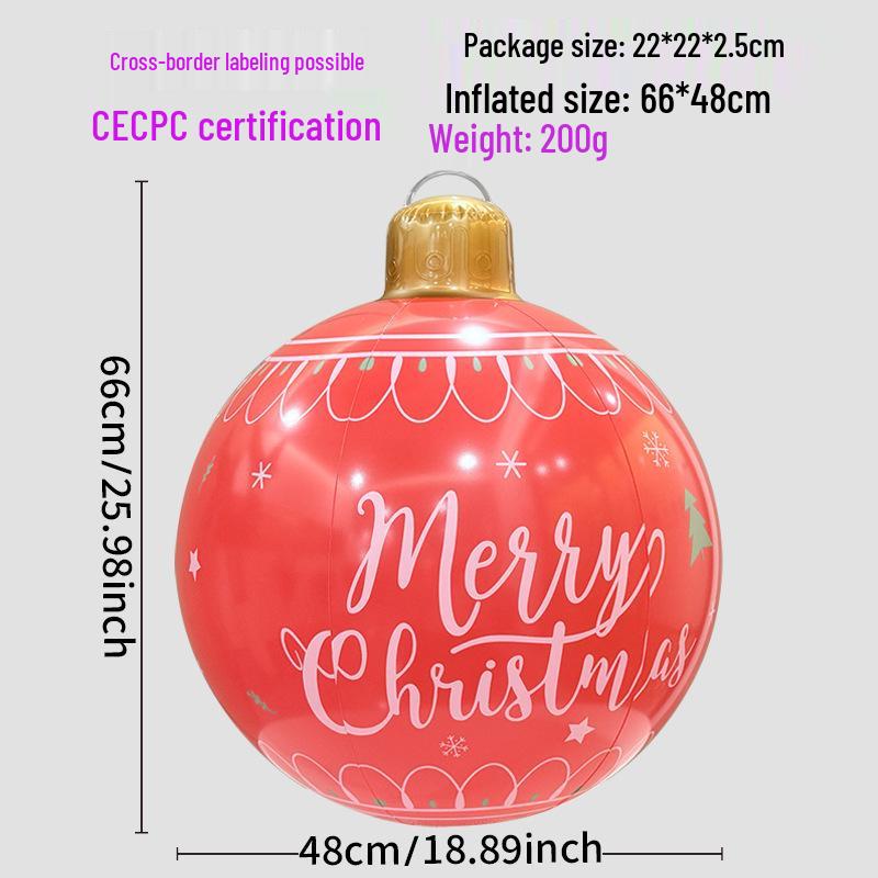 

Новый надувной рождественский шар для украшения двора на открытом воздухе и для украшения вечеринки