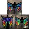 Fantasievolle LED-Schmetterlingsflügel mit Fernbedienung für Bauchtanzkostüme