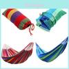Robust Canvas Hanging Hammock For Outdoor Use Ideal For 1 To 3 People