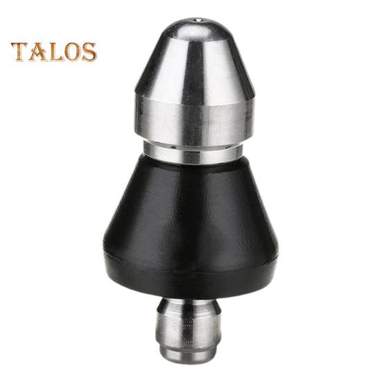 

Насадка высокого давления из нержавеющей стали, инструмент для очистки канализации, 1/4-дюймовый быстрый разъем, передние и задние форсунки, мойка высокого давления, канализационная промывочная труба, садовый шланг B