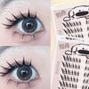 Reusable Self-adhesive Lash Clusters DIY Glue Free Fake Lashes Sweet False Eyelash Clusters  Women