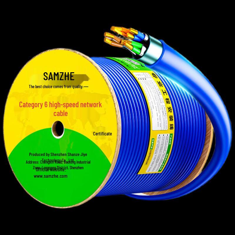 SAMZHE Pure Copper Bulk Ethernet Installation Cable