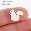 1Pc Stainless Steel Horse/Sheep/Giraffe Charms Cute Elephant Animal Pendant Diy Jewelry Making Accessory For Necklace Bracelet