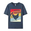 Guess What Chicken Butt TShirt Humor Hilarious Rooster Youth Tops T Shirt Printed T Shirts Cotton Hip Hop