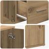 Eckregal Handwerker Eiche 200x40x45 cm Spanplatte