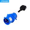 For Tesla Model 3 Pin Blue CEE Adapter For Tesla Model X S Y Gen 2 Ev Charger Extension Cord Connector 240V Outlet At 32A 10 In