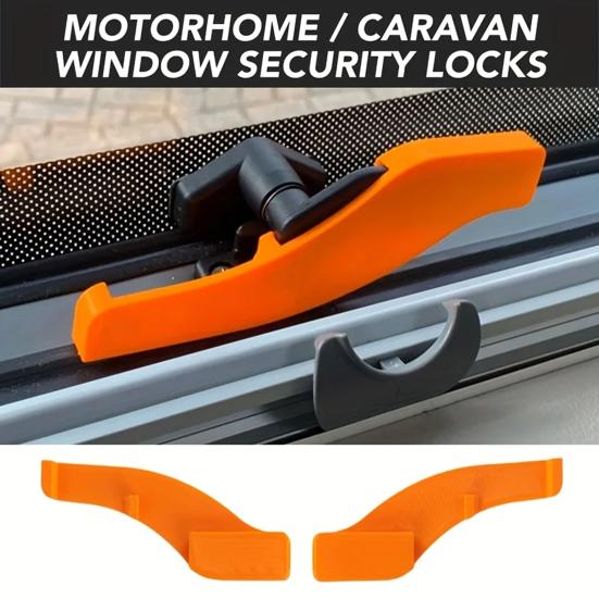 2Pcs RV Window Security Lock Heavy Duty Universal Left Right Hand