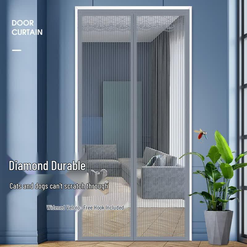 Magnetic Self-Closing Mosquito Screen Door
