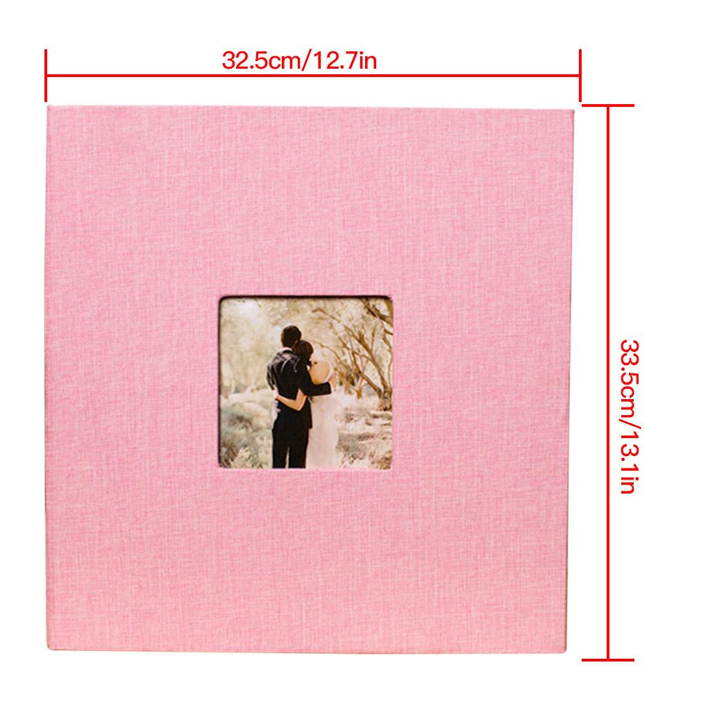 Capa de Tecido Álbum de Fotos Autoadesivo Feito à Mão DIY Scrapbook Casa Aniversário