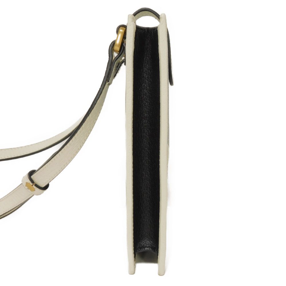 Used Adidas Smartphone Case 9539 702203 UZ38BT 1057 7921 Trefoil Logo Ivory Crossbody Unisex from Japan AUTHENTIC