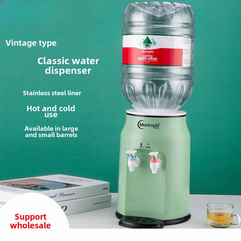 

Компактный настольный диспенсер для воды — мини-холодильник и обогреватель для дома, общежития или офиса Ice & Hot