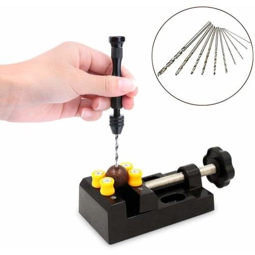 Precision Drill, Pin Vise, Hand Drill, Drilling Tool, Woodworking Drill Bit, Small DIY Tool