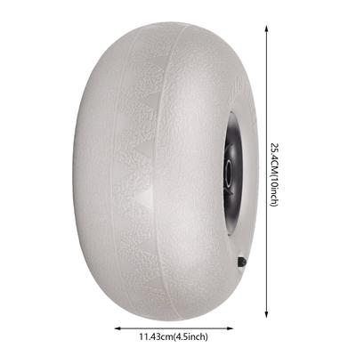 Beach Balloon Wheels 2 Pack PU Beach Cart Inflatable Balloon Tires Replacement Big Sand Wheels for Kayak Dolly/Canoe Cart 12inch