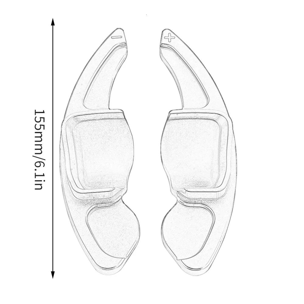 Red Black Silver  Al Steering Wheel Paddle Shifter Extensions For VW MK6 Golf CC Beetle Jetta