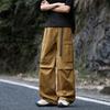 Cotton Cargo Pants Men High Street Loose Fit Jogger Trousers Casual Spring Autumn