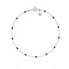 Staygem 14K Pom Pom Chain Bracelet_Red