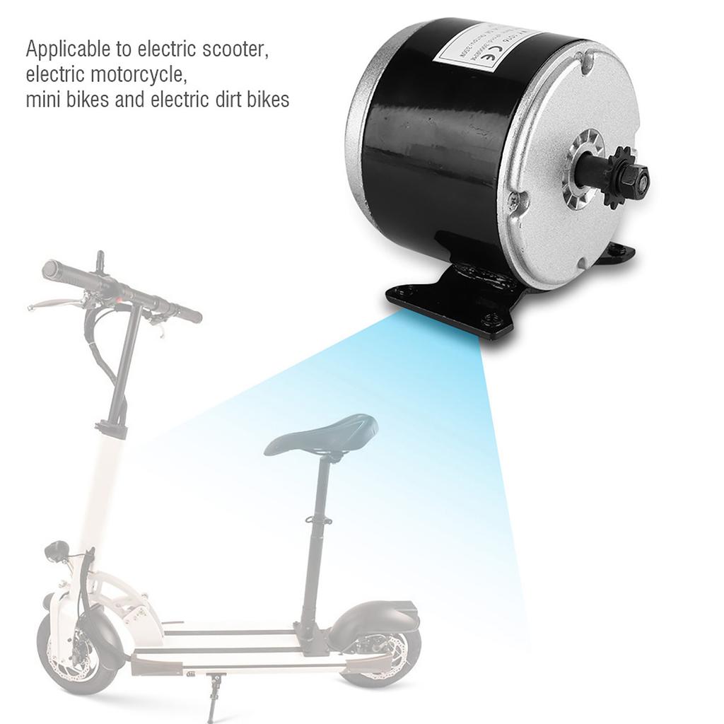 24V 350W Motor, Professional Metal Brushed Motor Replacement for Electric Scooter
