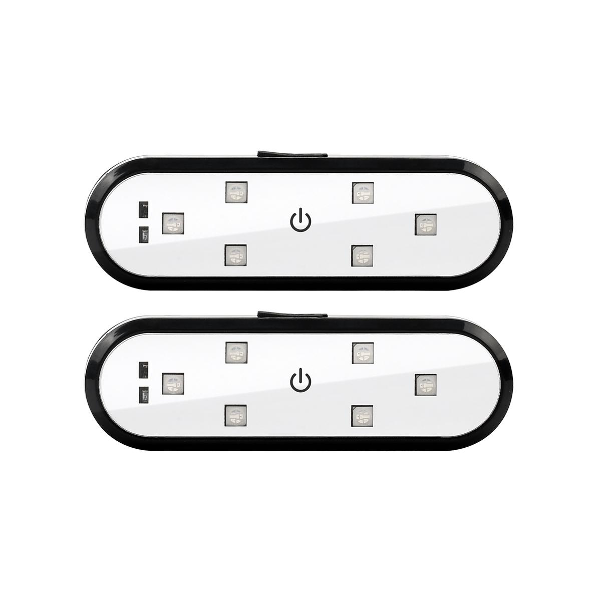 

2 шт. Автомобильные дверные фонари светодиодные приветственные огни с магнитным управлением USB зарядка автоматическое открытие двери безопасная аварийная сигнальная лампа предотвращения столкновений