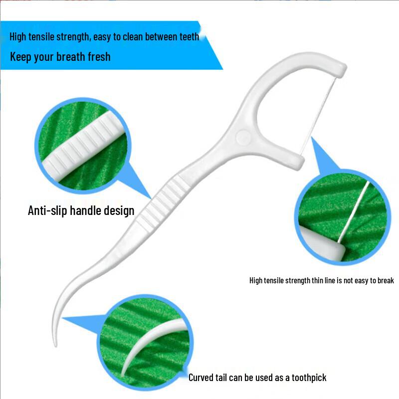 Chidian Oral Care Ultra-fine Disposable Dental Floss Picks