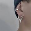 Punk Rock Men Women Taper Spikes Rivet Huggie Hoop Earrings Gold Silver Color Small Geometry Ear Hoop Jewelry Accessory
