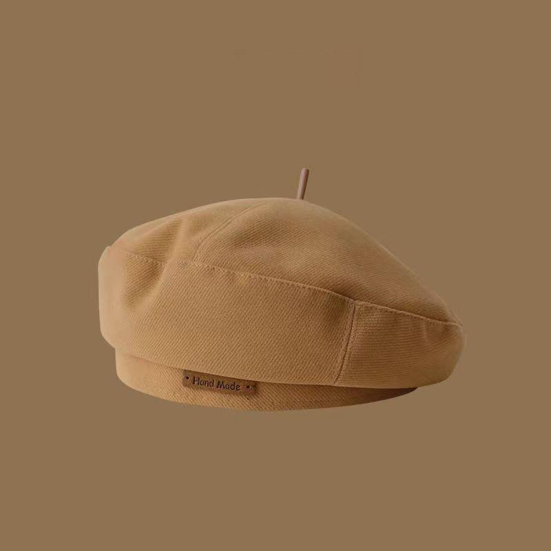 Autumn And Winter New Woolen Fashion British Style Painter Hat Retro Versatile Beret