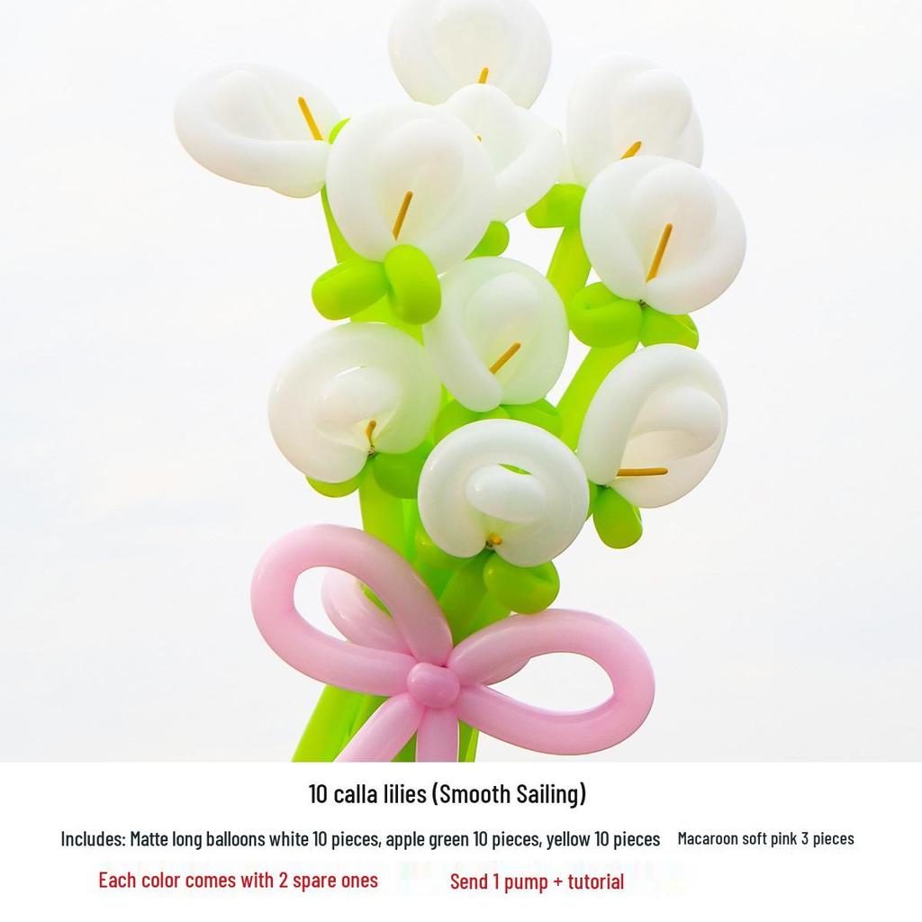 Ins Xiaohongshu DIY Blumen-Ballonstrauß-Set für Kinder - Japanische & Koreanische Partyballons