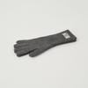 LOEIL Fingerhole Wool Knit Gloves - Charcoal