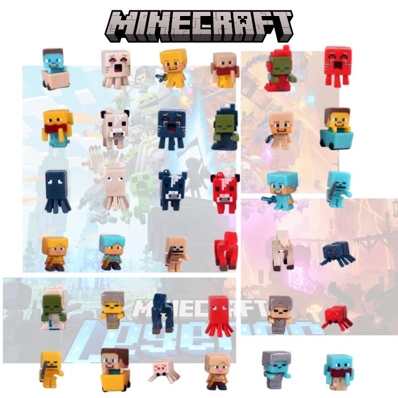 Minecraft Toy Building Blocks Collection Creeper And Ender Dragon Figurines