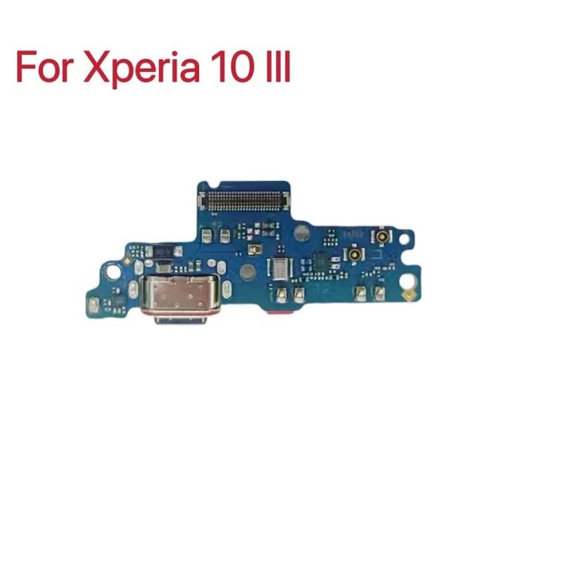 

For SONY Xperia 10 III X10iii Mark 3 USB Charging Port Charger Dock Connector Microphone Mic Flex Cable Circuit Board For Xperia 10 lll