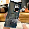 Samsung S24 Ultra Carbon Fiber Magnetic Phone Case, Two-in-One for S24/S24Plus
