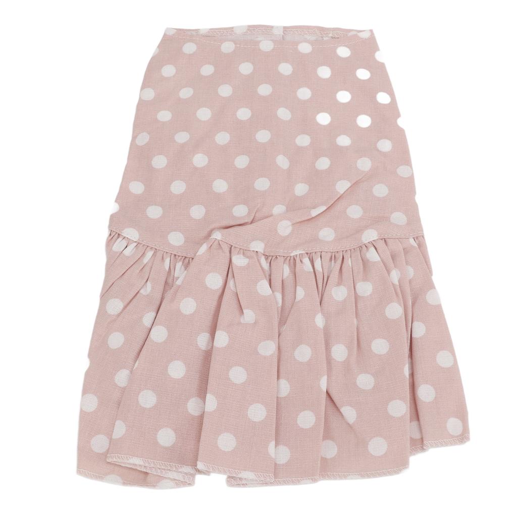 Pet Dot Dress Breathable Comfortable Dog Summer Skirt for Daily Wear Wedding Birthday Party