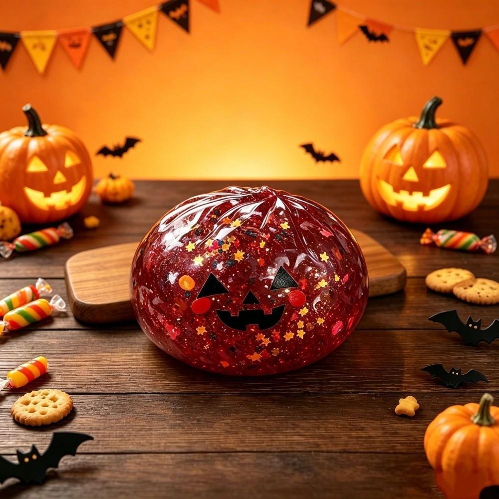 TPR Halloween Dumplings Blind Box Squeeze Toy Pumpkin Squeeze Decompression Dough Stress Relief